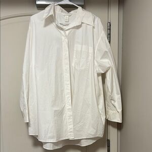 Oversized button down